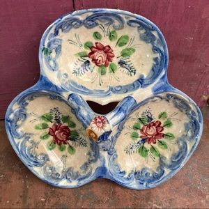 Vintage Appetizer Serving Dish